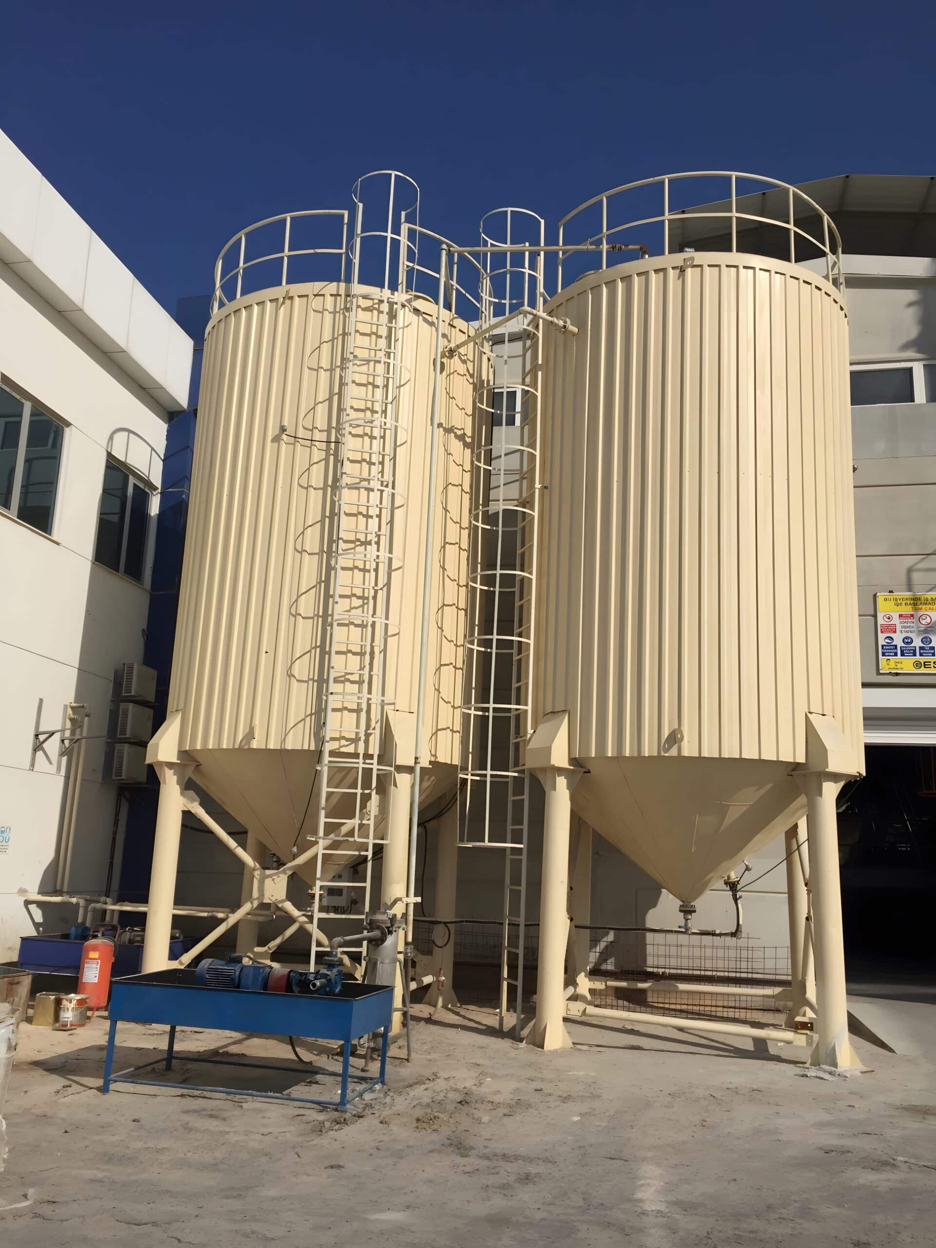 Çeşitli silo ve depolama tankı imalatları
