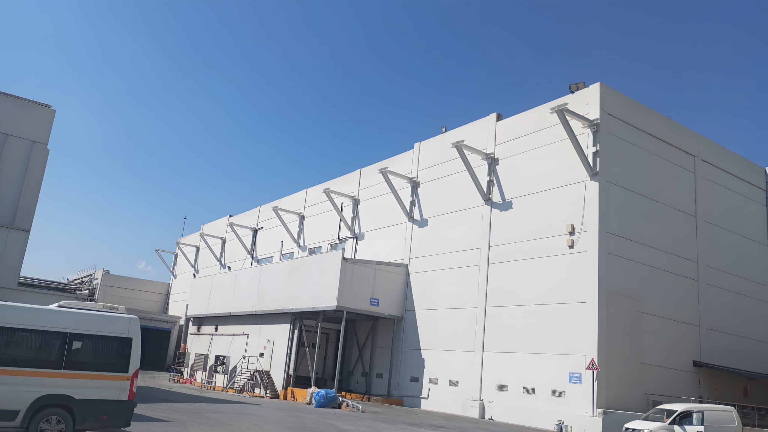 Lezita Turgutlu fabrikası 130 metre boru köprüsü imalatı